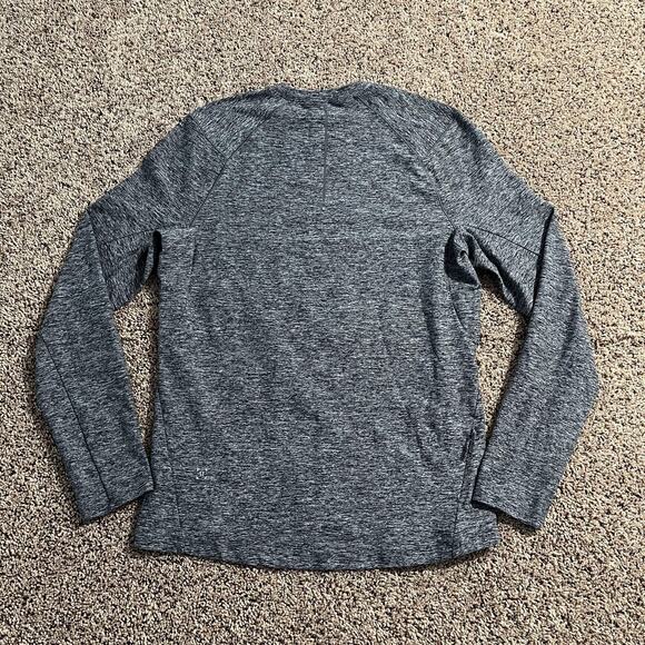 Lululemon Shirt Mens Small Gray Long Sleeve Seamless Athletic Running Pullover - Picture 2 of 8